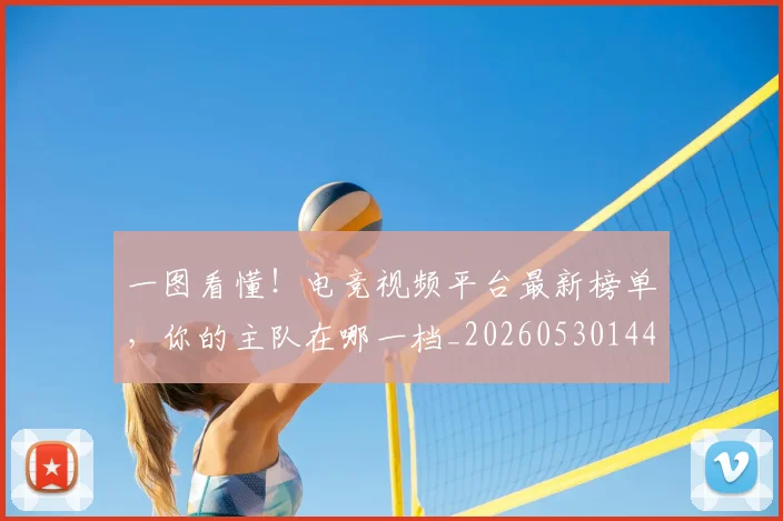 一图看懂!电竞视频平台最新榜单,你的主队在哪一档_20260530144119